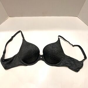 Victoria Secret Perfect Shape  32C Charcoal Gray Bra